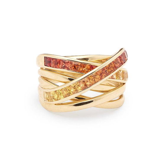 Katinka Berretty - Sunshine Xpression ring geelgoud