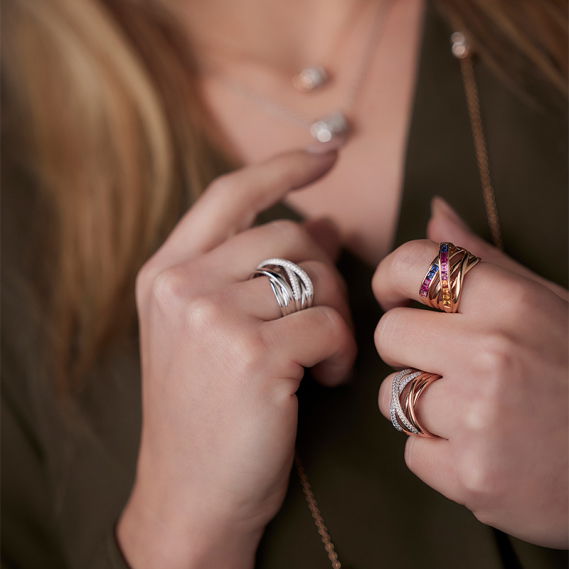 Diamond Xpression ring witgoud - Afbeelding 2