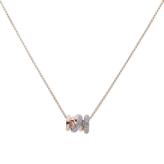 Katinka Berretty - Diamond Xpression collier small rosegoud