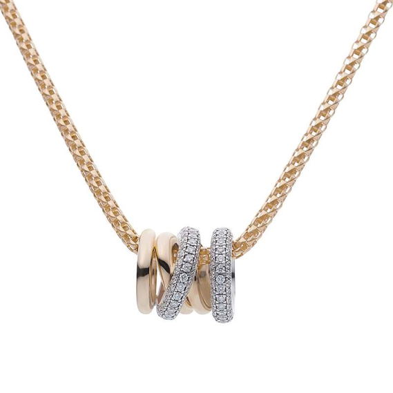 Katinka Berretty - Diamond Xpression hanger XL rosegoud