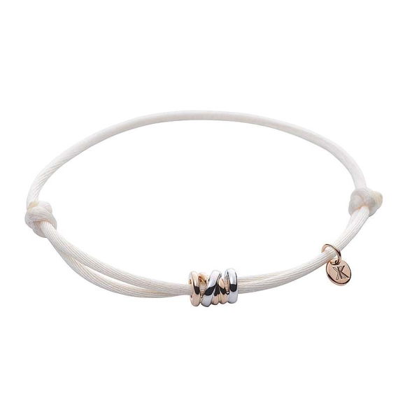Katinka Berretty - 34236 - Just Xpression armband zijden rosegoud