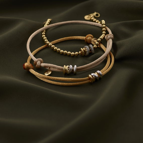 Diamond Xpression armband bolletjes geelgoud - Afbeelding 3
