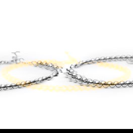Bolletjes armband geelgoud