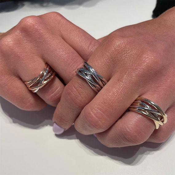 Just Elegant Xpression ring roségoud - Afbeelding 3