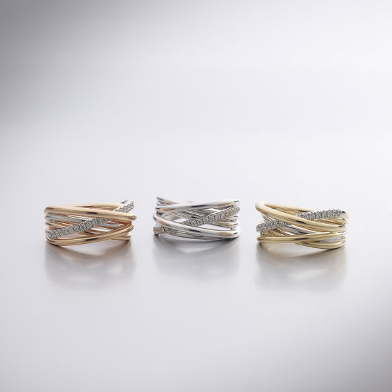 Elegant Xpression Diamond ring roségoud - Afbeelding 2