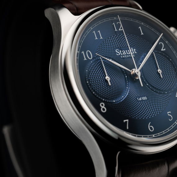 Staudt Guilloche Chronograaf P41.061-A01 - Afbeelding 2