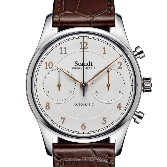Staudt Prelude Chronograaf Automatic wit/rosé P41.223-A01