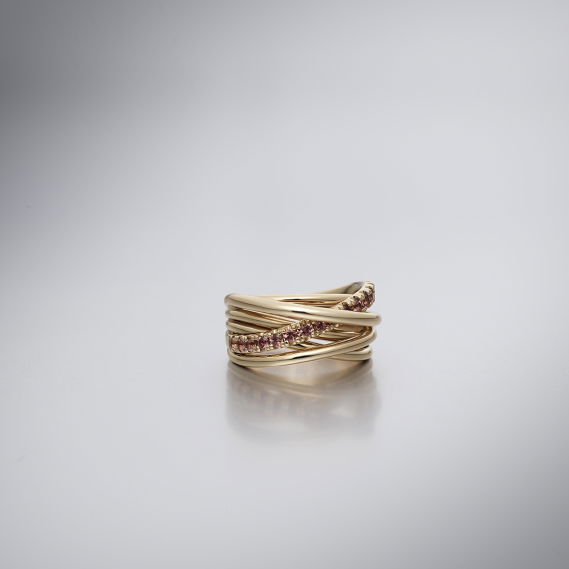 Elegant Xpression Pink Tourmaline ring roségoud - Afbeelding 2