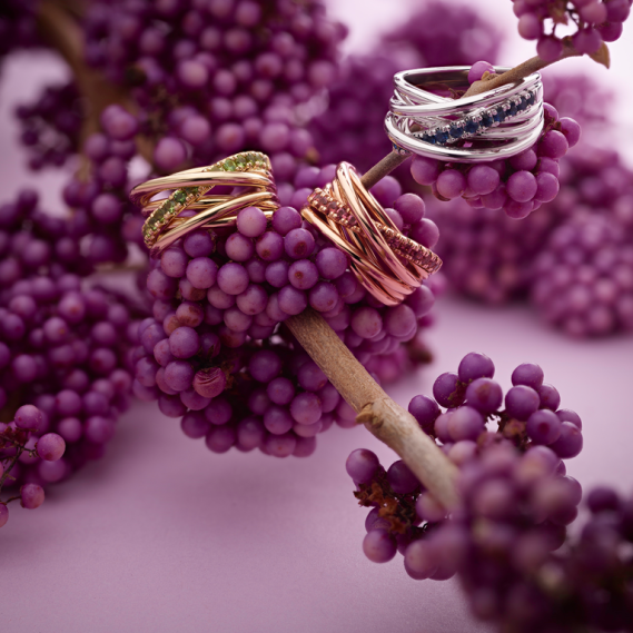 Elegant Xpression Pink Tourmaline ring roségoud - Afbeelding 3