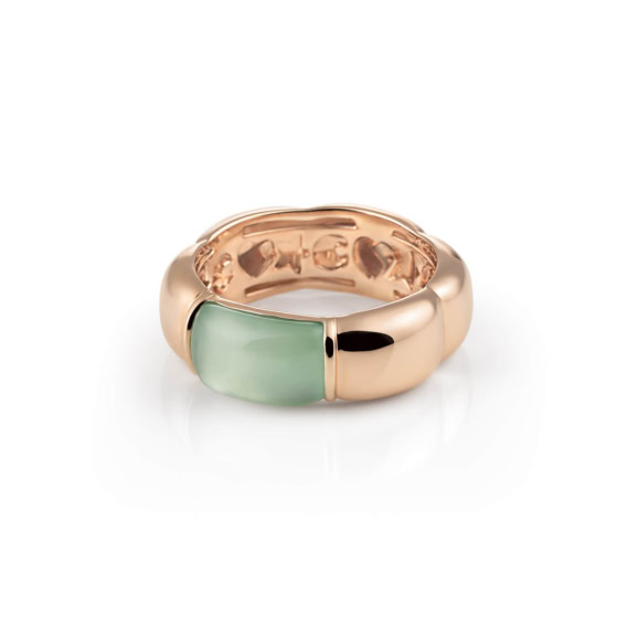 Al Coro La Piazza ring met prehnite NR580PR