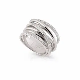 Al Coro Serenata Ring witgoud R6405W