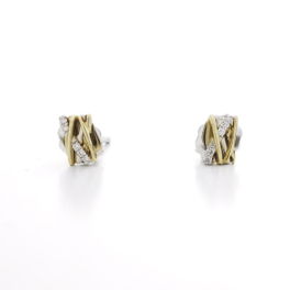Miss Elegant Xpression oorknopjes geelgoud