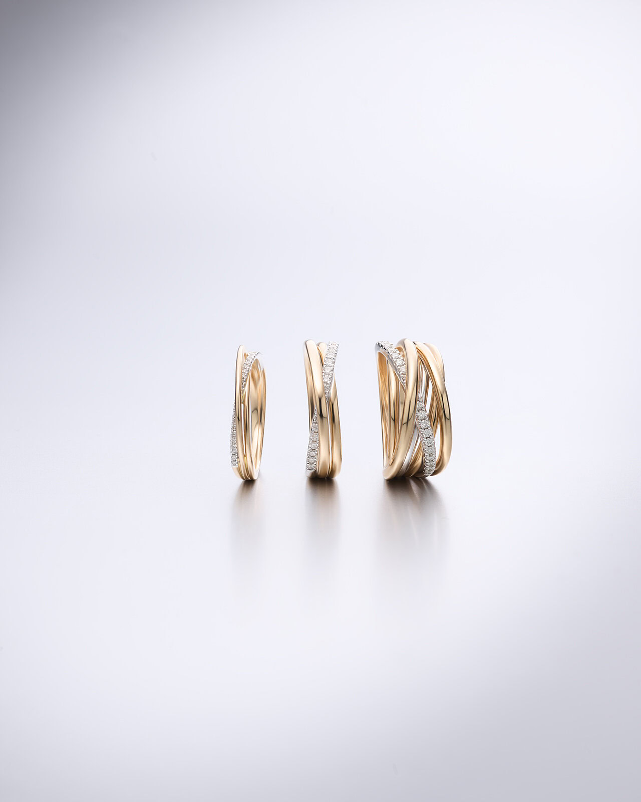 Miss Elegant Xpression medium ring geelgoud - Afbeelding 2