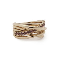 Elegant Xpression Pink Tourmaline ring roségoud