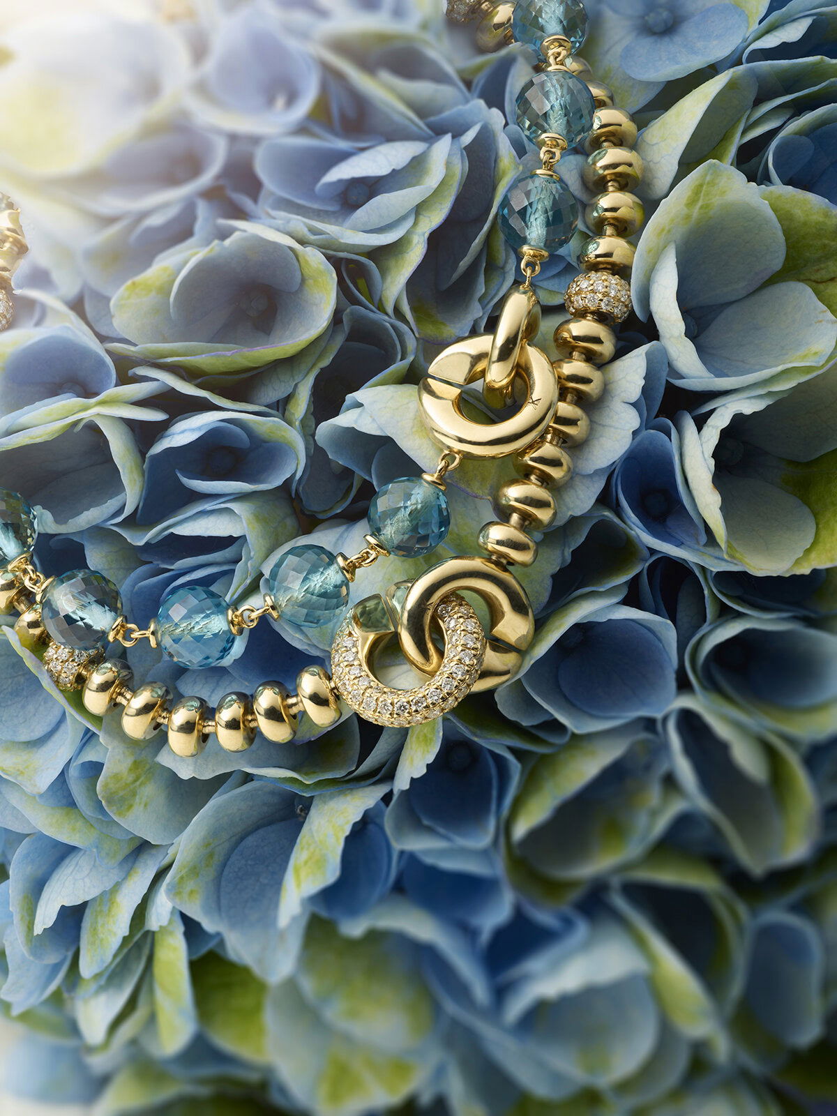 Magic Color Xpression armband Swiss Blue Topaz witgoud - Afbeelding 3