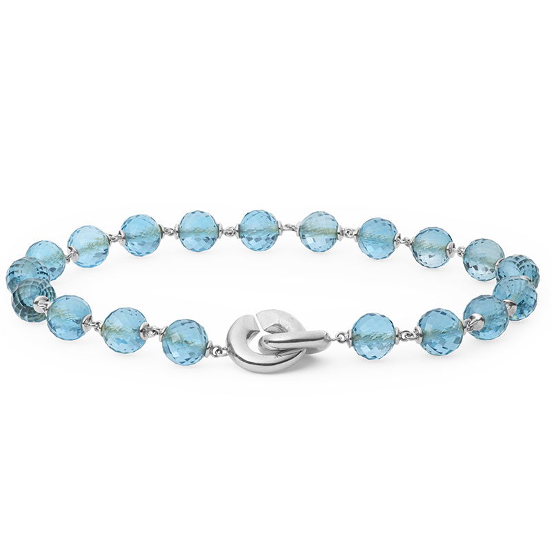 Magic Color Xpression armband Swiss Blue Topaz witgoud