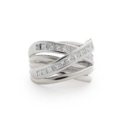 Princess Xpression ring witgoud