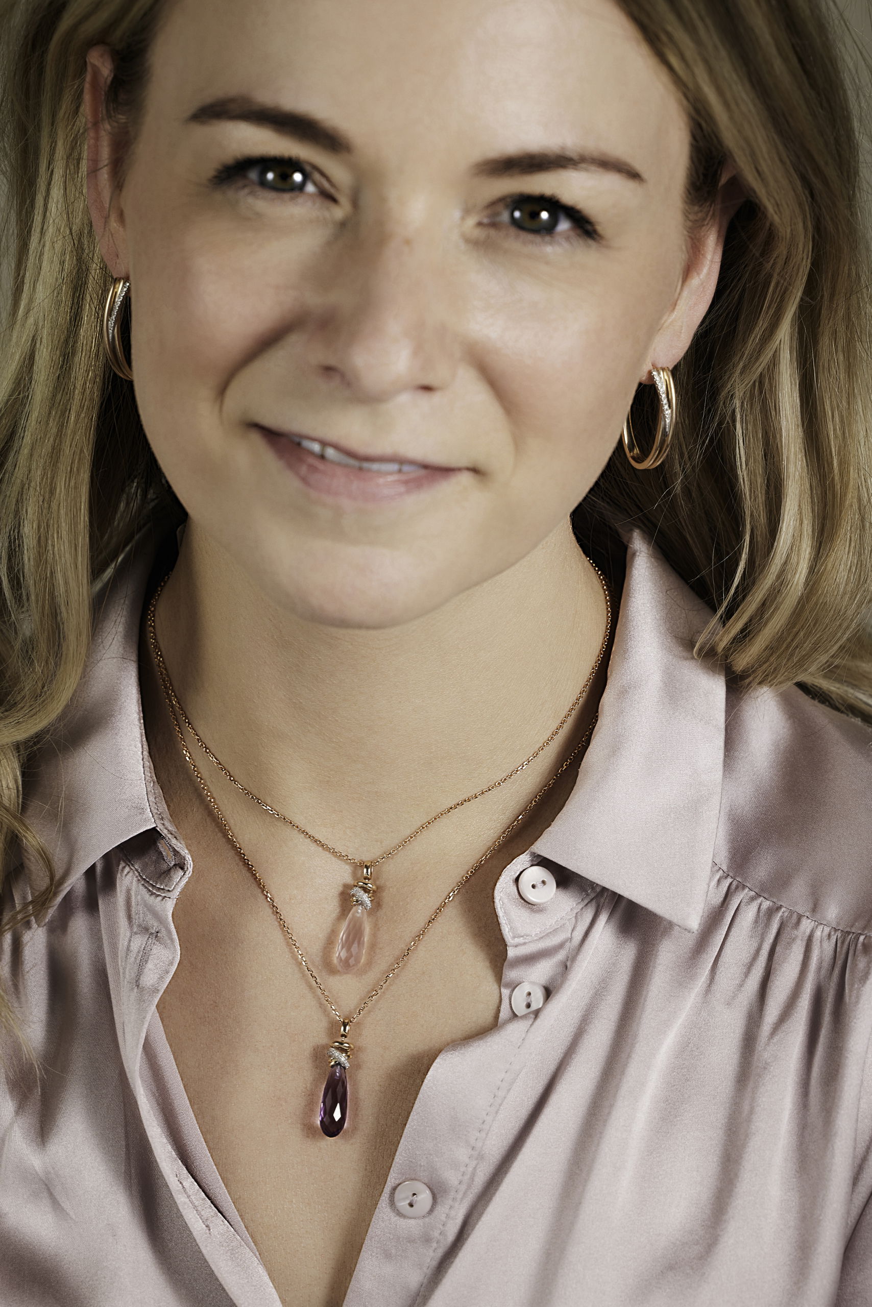 Elegant Xpression Diamond creolen large geelgoud - Afbeelding 5