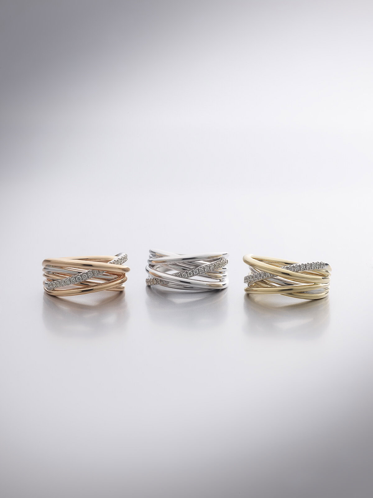 Elegant Xpression Diamond ring witgoud - Afbeelding 2