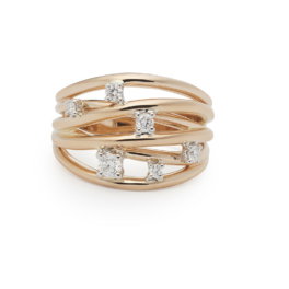 Star ring roségoud