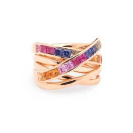Rainbow Xpression Princess ring roségoud