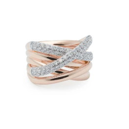 Bold Diamond Xpression ring roségoud