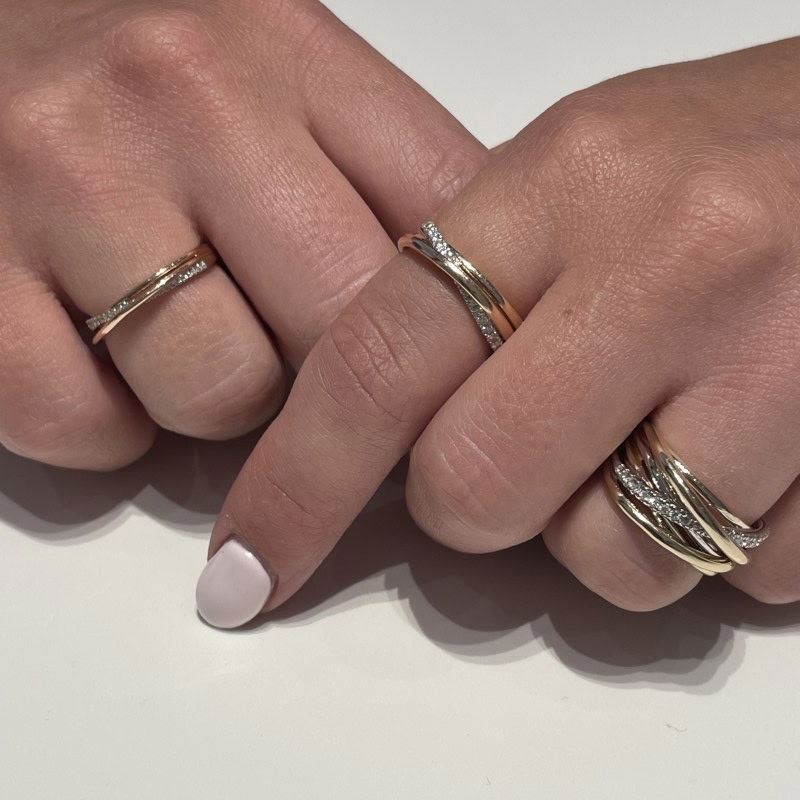 Miss Elegant Xpression medium ring geelgoud - Afbeelding 5