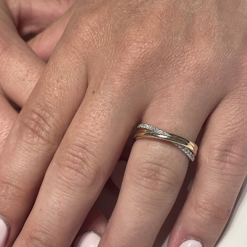 Miss Elegant Xpression medium ring geelgoud - Afbeelding 3