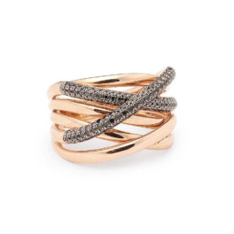Diamond Xpression ring black roségoud