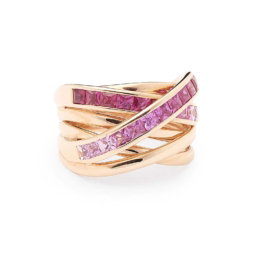 Fuchsia Xpression ring roségoud