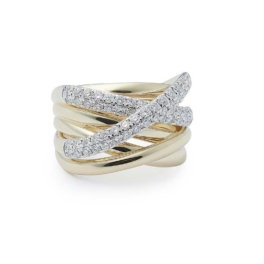 Bold Diamond Xpression ring geelgoud