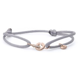 Magic Diamond Xpression armband satijn roségoud