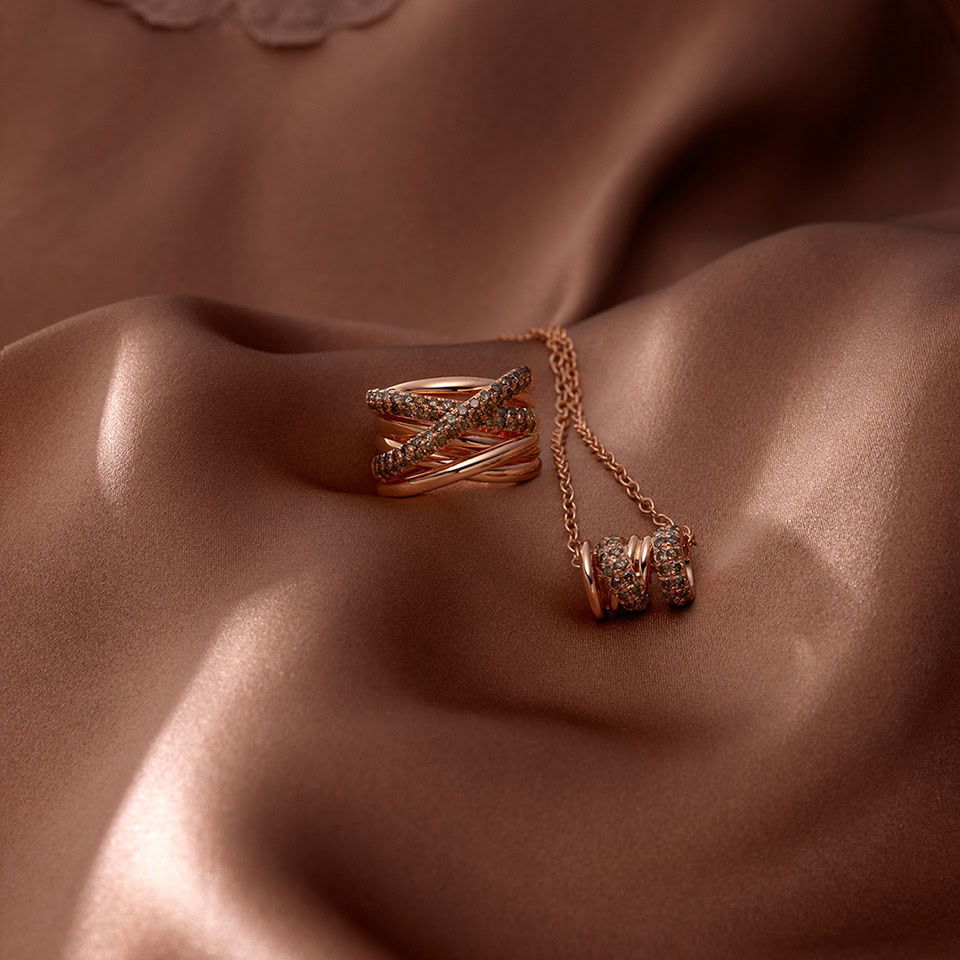 Bold Diamond Xpression ring bruin - Afbeelding 3