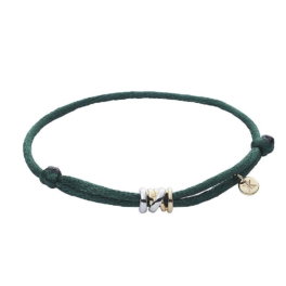 Just Xpression armband satijn geelgoud