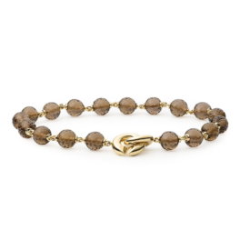 Magic Color Xpression armband smokeyquartz geelgoud