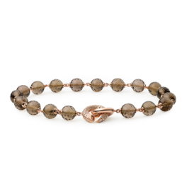 Magic Color Xpression armband smokeyquartz roségoud met diamantslot