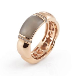 Al Coro La Piazza ring met Chalcedoon NR479PCR/55