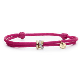 Joy Xpression armband geelgoud satijn