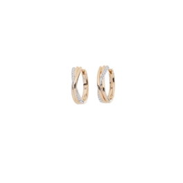 Elegant Xpression Diamond oorringen small roségoud