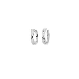 Elegant Xpression Diamond oorringen small witgoud