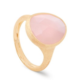 Marco Bicego Lunaria ring met roze opaal AB658_OP01