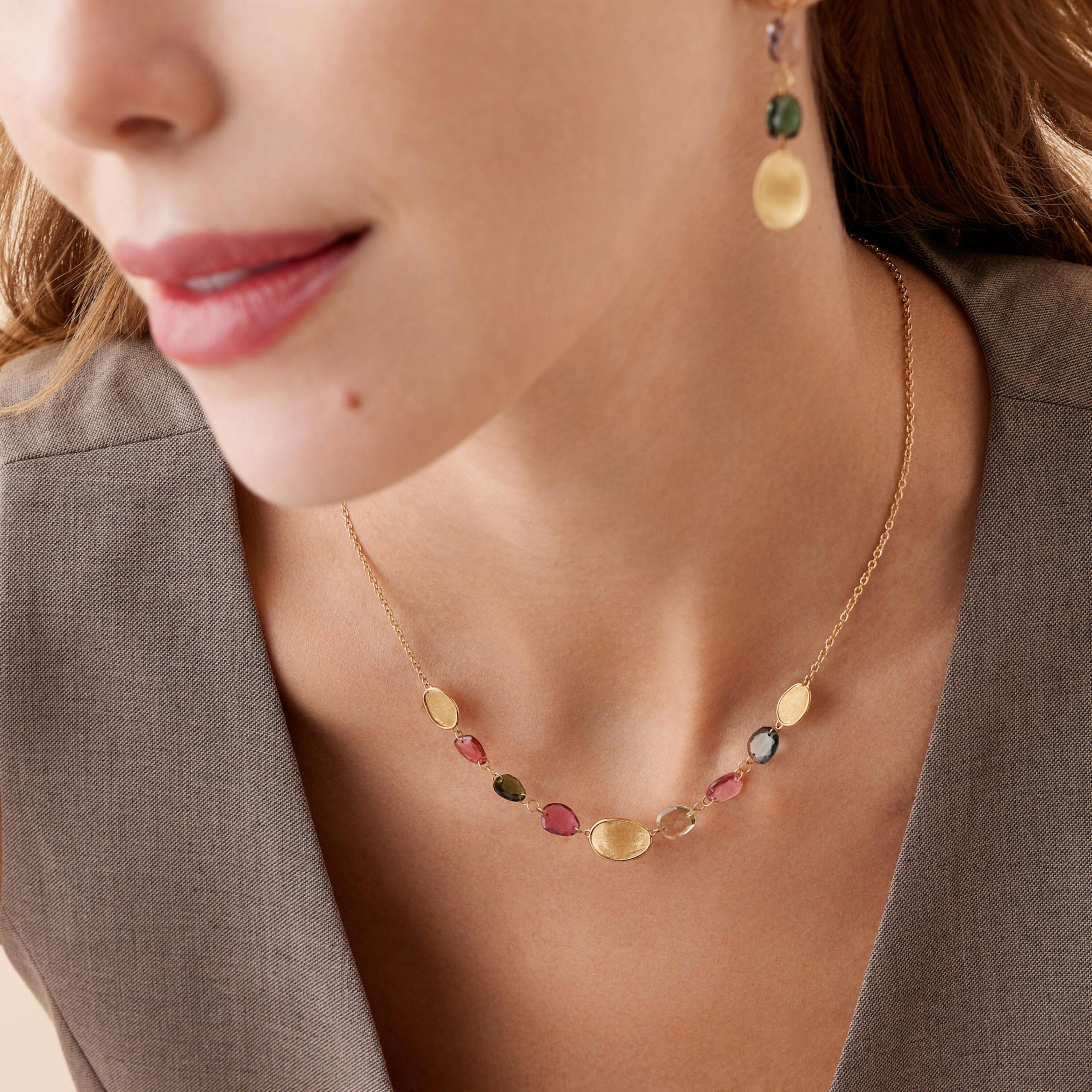 Marco Bicego Lunaria collier, Mix Toermalijn CB2874_TM01 - Afbeelding 2