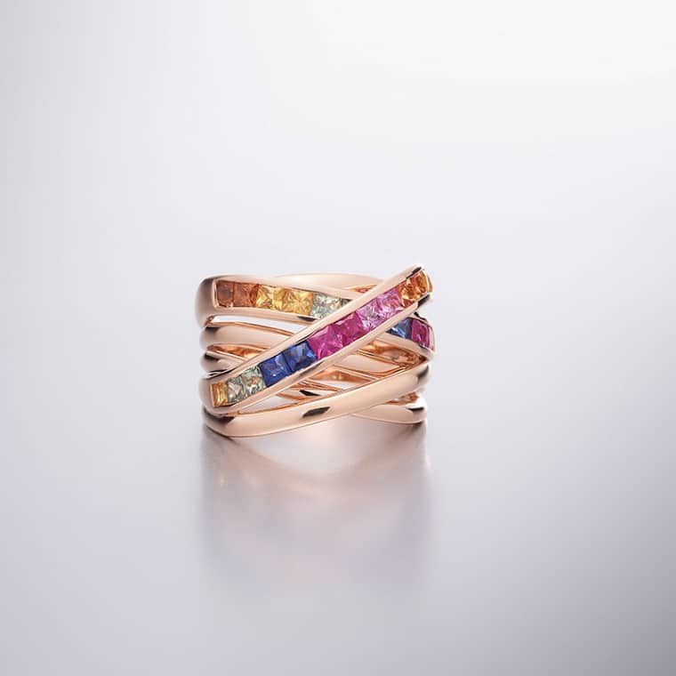 Katinka Berretty Rainbow Xpression-Princess ring rosegoud