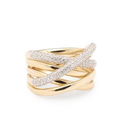 Katinka Berretty - Diamond Xpression ring geelgoud