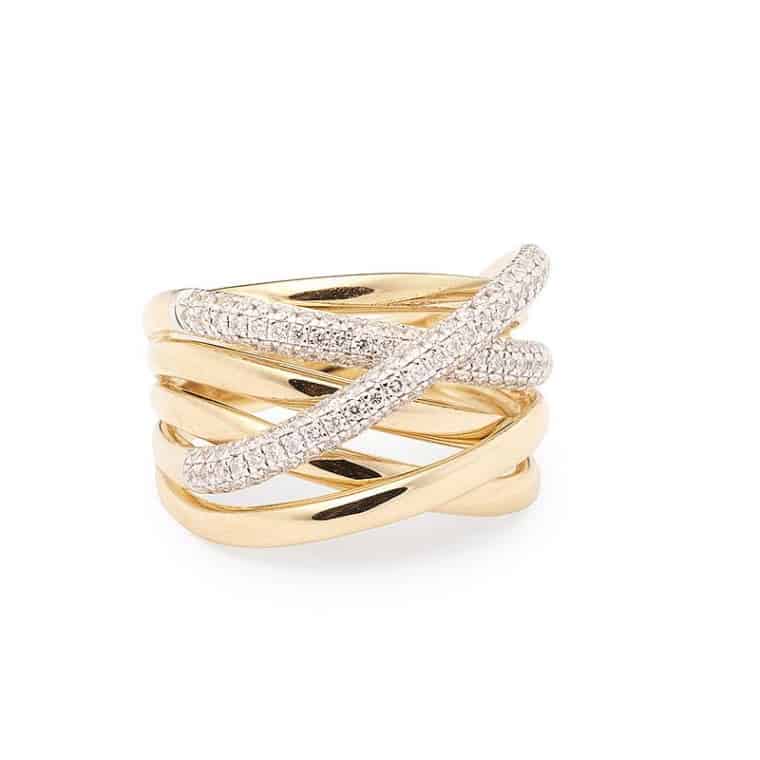 Katinka Berretty - Diamond Xpression ring geelgoud