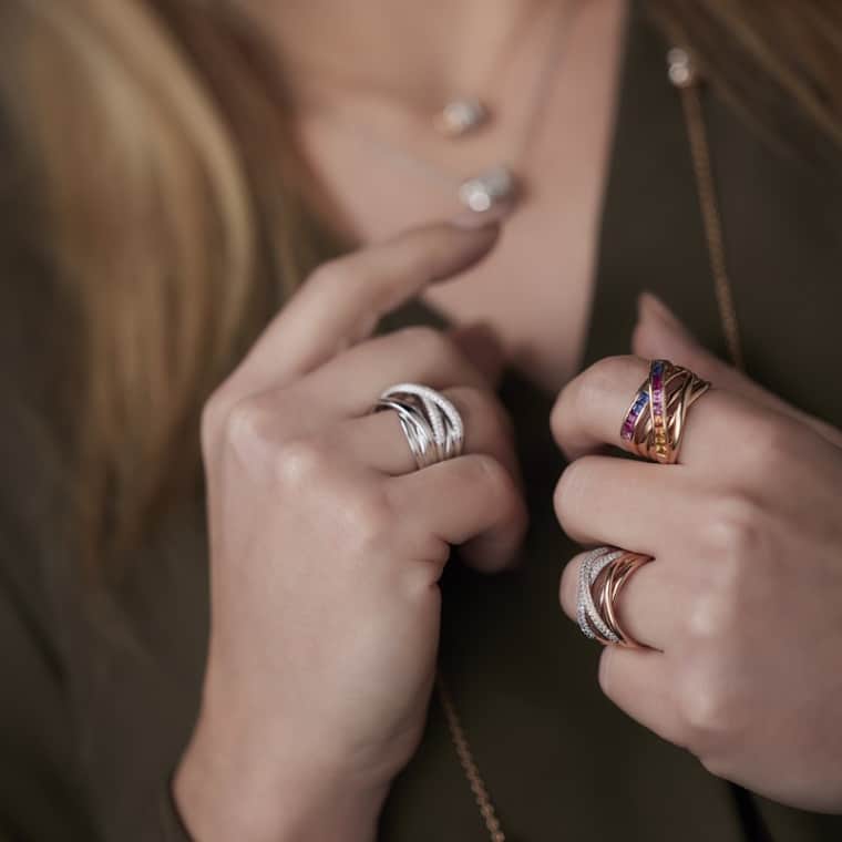Rainbow Xpression Princess ring roségoud - Afbeelding 5