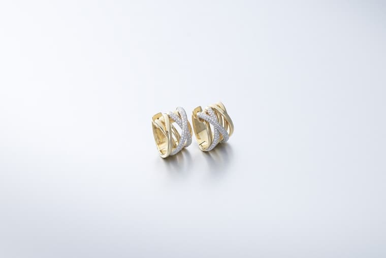 Diamond Xpression oorringen geelgoud - Afbeelding 2
