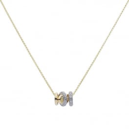Katinka Berretty - Diamond Xpression collier small geelgoud