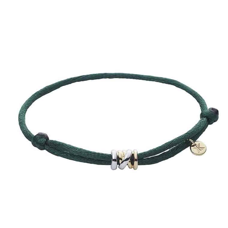 Katinka Berretty - 34237 - Just Xpression armband zijden geelgoud