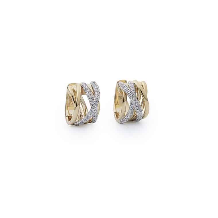Katinka Berretty - 34248 - Diamond Xpression oorringen geelgoud